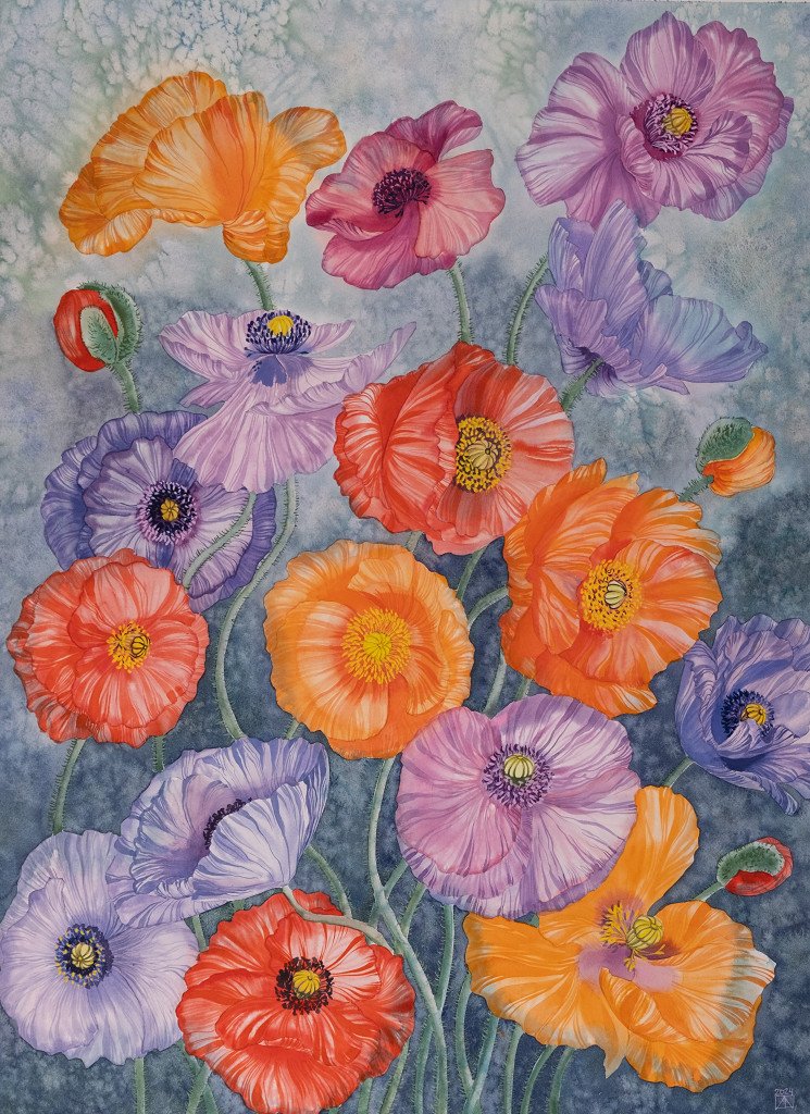 Flores del País de las Maravillas - Obra original de Anastasia Zueva