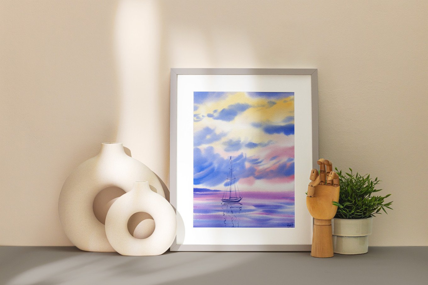 Purple Sunset Sailing