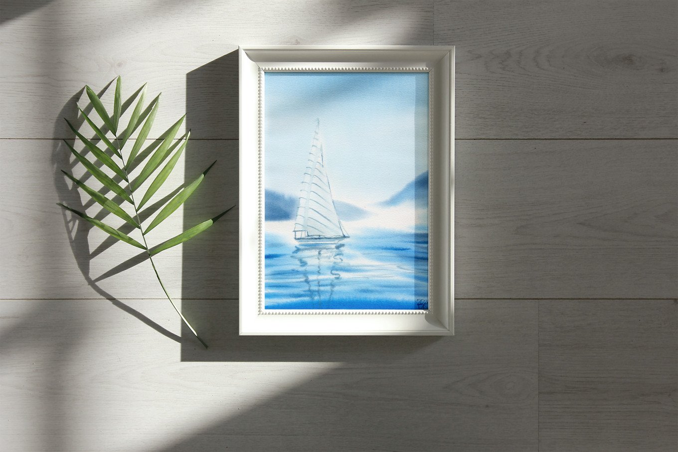 Solitary Sailboat Dreams