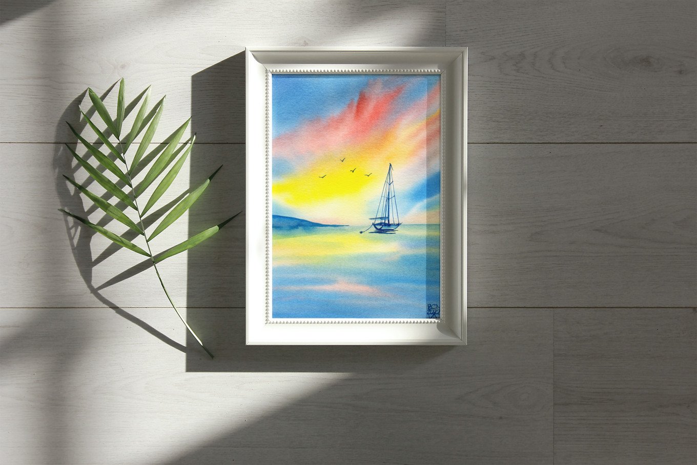 Anchored at Sunset