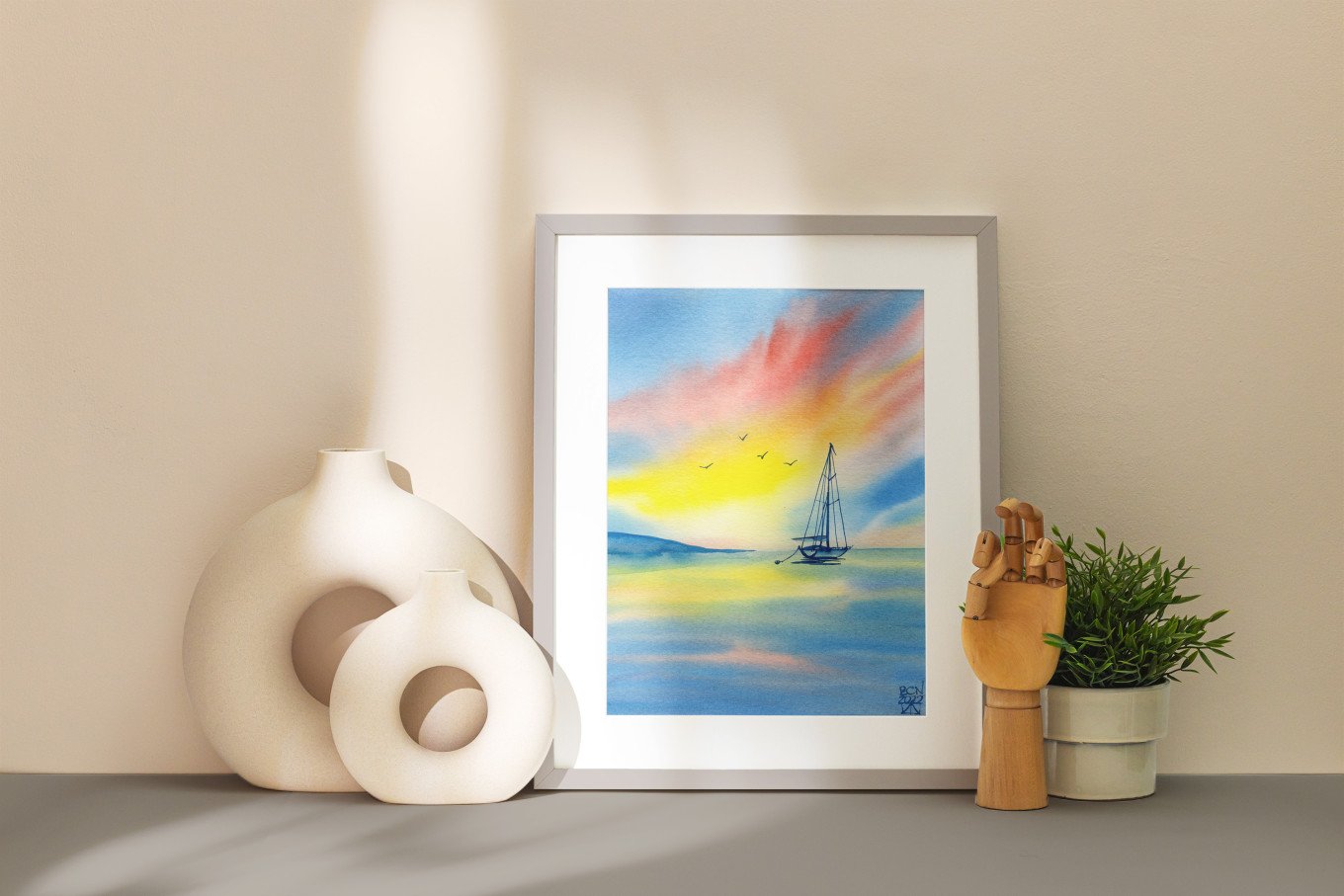 Anchored at Sunset